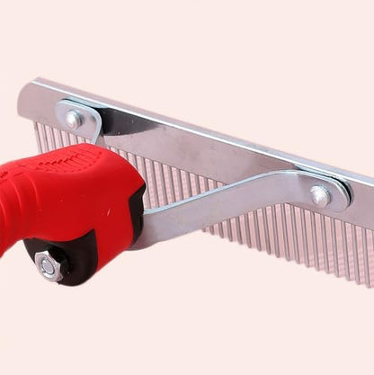 Pet Deshedding Rake Comb for Large Dogs Undercoat Grooming Brush