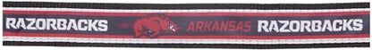 Pets First Collegiate PET Collar New Version Arkansas Razorbacks Dog Collar, Size Large. Best Sports Team Color for Dogs & Cats. A Shiny & Colorful Dog & Cat Collar Licensed by The NCAA