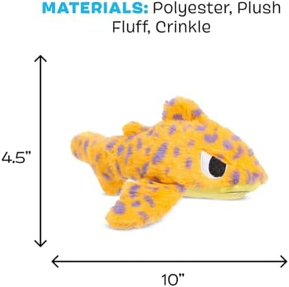 BarkBox Leopold Leopard Shark Dog Toy - Toy for Medium and Large Dogs