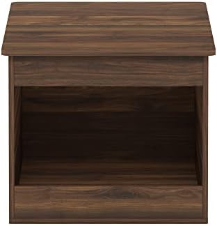 Furinno Peli Top Opening Litter Box Enclosure, Columbia Walnut