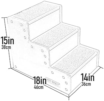 Pet Gear Pet Step III Pet Stairs, Platinum