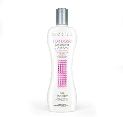 BioSilk for Dogs Silk Therapy Detangling Conditioner, 12 Fl Oz, 6-Pack