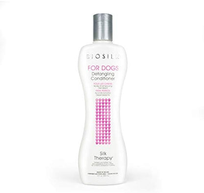 BioSilk for Dogs Silk Therapy Detangling Conditioner, 12 Fl Oz, 6-Pack
