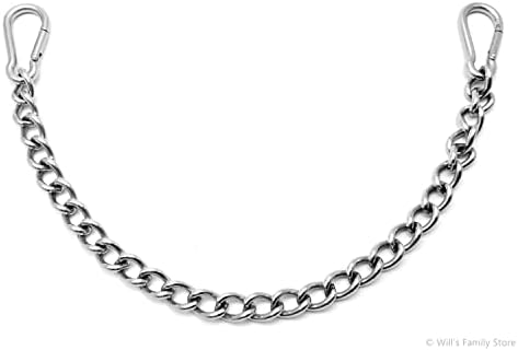 Will's Family Store 12 inches Stainless Steel Horse Curb Chain Hackamore Chain