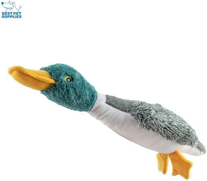 Best Pet Supplies Interactive Squeaky Dog Chew Toy, Ideal Dog Toys for Chewers, Small, Medium & Large Dogs, and Fetch Lovers - Duck (Mystery Box), Large