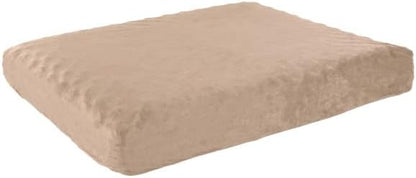 Memory Foam– 2-Layer Orthopedic Dog Bed with Machine Washable Cover - 26 x 19 for Medium Dogs up to 40lbs by PETMAKER (Tan)