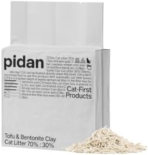 pidan Tofu Cat Litter with Bentonite,Clumping,Mix Litter Plant Based 2Pack