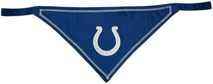 Pets First NFL Indianapolis Colts TIE Bandana, Large/X-Large. Dog Bandana Scarf Bib for Pet Cat Dog. The Ultimate Game-Day, Party Bandana