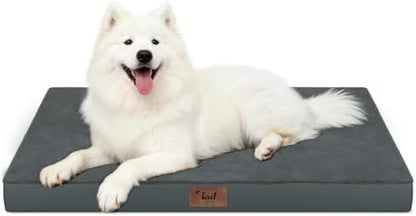 Large Waterproof Orthopedic Dog Bed with Egg Crate Foam