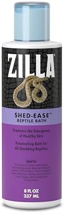 Zilla Shed-Ease Reptile Bath for Ball Python and Lizards, 8 Ounces