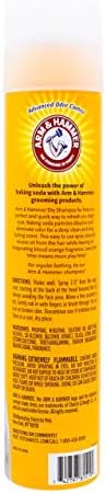 Arm & Hammer Aerosol Dry Dog Shampoo, Blood Orange, 5 Oz, 6-Pack