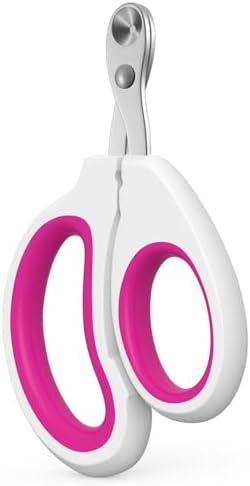 Aogeili Cat Nail Clippers - Stainless Steel, Non-Slip, Safe for Small Pets