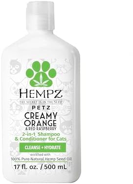 Hempz Petz, Shampoo, Orange & Red Raspberry, 17 oz.
