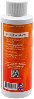 Toltrazuril 10.0% for Horses, Dogs, Cats, 120mL/4 Ounce, for Non-Food Chain Animals, Chicken