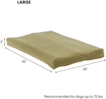 Happy Hounds Cooper Deluxe Reversible Crate Pad - Large - Moss