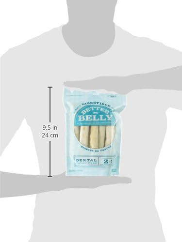 Better Belly Dental Roll Small Highly Digestible Dog Treats, 10 Count