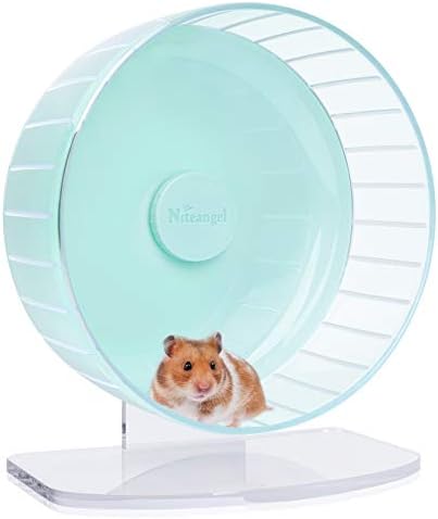 Niteangel Super-Silent Hamster Exercise Wheels: Quiet 11 inch Running Wheel