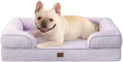 EHEYCIGA Orthopedic Dog Bed Medium Size Dog, Waterproof Washable Pet Beds