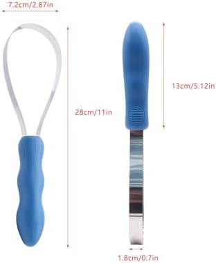 Dog Shedding Blade Dual-Sided Shedding Blades Stainless Steel Doggie Deshedding Brush Tool Curry Comb Dogs Brush Slicker Brushes for Grooming Pet Loose Hair Removal All Dogs Coat Types