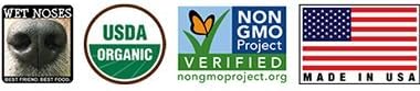Wet Noses Little Stars Tiny Organic Dog Training Treats in 2 Flavors: (1) Peanut Butter and (1) Sweet Potato (2 Boxes Total, 9 Ounces Each)