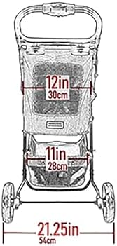 Pet Gear No-Zip Special Edition 3 Wheel Pet Stroller, Charcoal Black