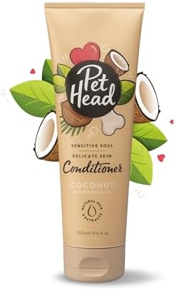 Pet Head Sensitive Soul Dog Conditioner | Coconut Scent | 8.4 fl. oz.