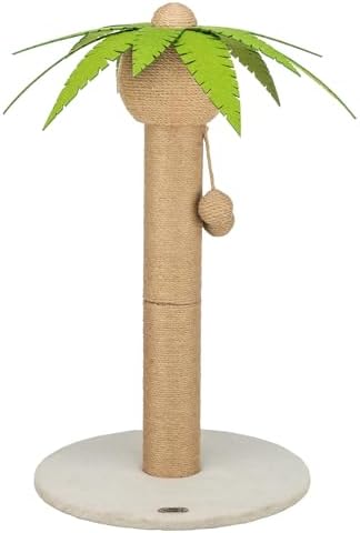 TRIXIE Palmela 25.6-in Palm Tree Cat Scratching Post with Jute Rope