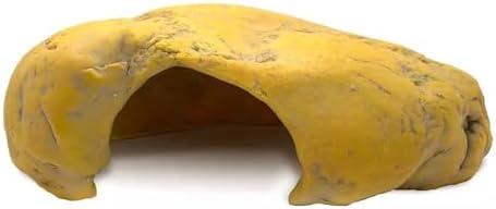 Reptile Hide Snake Cave Large Simulation Stone Resin Hideout Leopard Gecko Lizard Tank Accessories Bearded Dragon Habitat Terrarium Decoration Rock for Spider Frog Amphibian