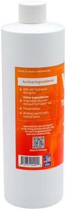 Toltrazuril 5.0% for Horses, Dogs, Cats, 500mL/16.9 Ounce, for Non-Food Chain Animals, Peanut Butter
