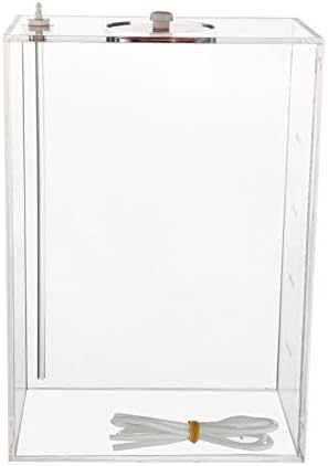 Aquarium Choice Acryli Made Liquid Storage Bucket Doing Pump Reservoir Container (4.7 * 7.4 * 10.9 Inch;5000ml/5L（Red）)