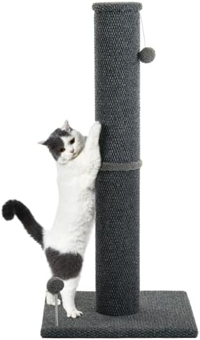 Cat Craft 41" Cat Scratching Post, Dark Gray
