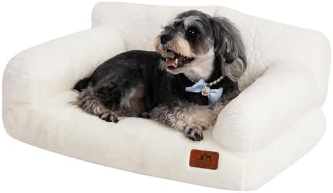 Hollypet Small Dog Large Cat Bed Puppy Couch Beds for Pets up to 25 lbs