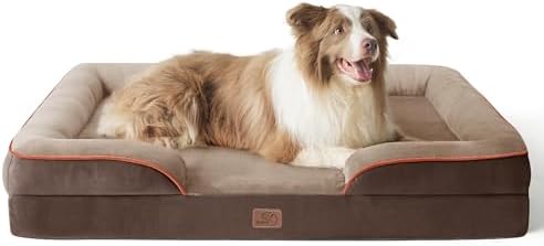 Bedsure Orthopedic Dog Beds Large Sized Dog with Removable Washable Cover