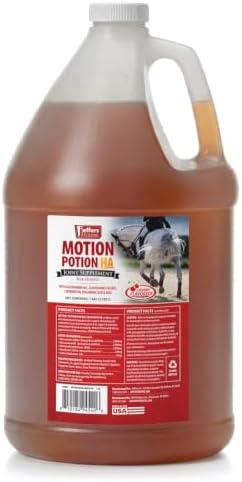 Jeffers Motion Potion Joint Supplement Liquid with HA for Horses | 1 Gallon