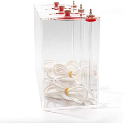 Aquarium Choice Acryli Made Liquid Storage Bucket Doing Pump Reservoir Container (12.5 * 4.25 * 6.5 Inch;4500ml(Red))