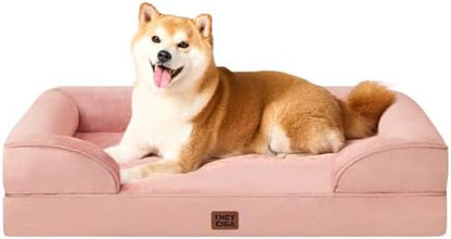 EHEYCIGA Orthopedic Dog Beds Large Sized Dog, Waterproof Washable Pet Bed