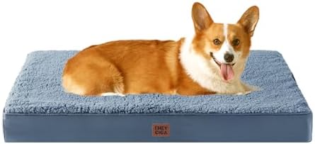 EHEYCIGA Orthopedic Dog Bed Large with Removable Washable Cover, 35x23