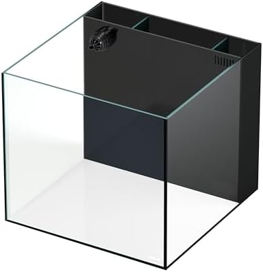 LANDEN EzFlux 45 Rimless 20 Gallon Rear Filtration Tank, Pump Included