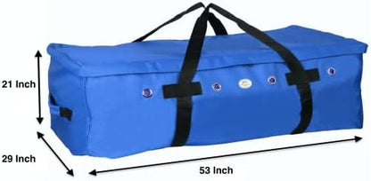 Majestic Ally 1200 D Nylon Fabric Large 44” x 20” x 16” and Extra Large 52" x 27" x21" Heavy-Duty Hay Bale Storage Bag (Royal Blue, X-Large)