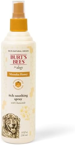 Burts Bees for Pets Manuka Honey Itch Relief Spray with Chamomile, 10 Fl Oz