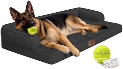 Comfort Expression Orthopedic Waterproof Jumbo Dog Bed for Giant Dogs
