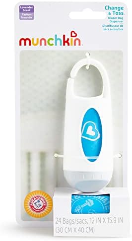 Munchkin® Arm and Hammer Diaper Bag Dispenser and 24 Diaper Disposal Bags (Pack of 2)