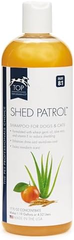 Top Performance Shed Patrol De-Shedding Dog and Cat Shampoo, 17-Ounce
