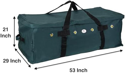 Heavy-Duty 1200 D Nylon Hay Bale Storage Bag, Large 44" x 20" x 16" and Extra Large 53" x 29" x 21", by Majestic Ally