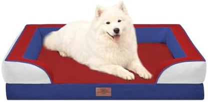 Comfort Expression Orthopedic Dog Beds for Large Sized Dog with Bolster