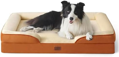 Bedsure Orthopedic Dog Beds Large Sized Dog with Removable Washable Cover