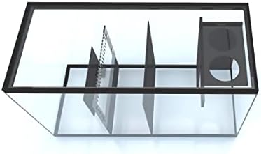 Aquarium Sump Refugium DIY Kit for Portein Skimmer Sump - Chamber dividers for 29 Gallon Standard Tank (Tank is not Included, Dividers Only)