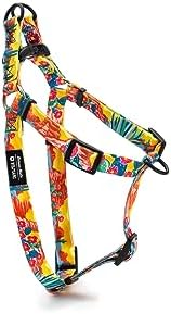 Wolfgang Heavy Duty Adjustable Dog Harness, Pull-Tested to Over 800 lbs for Walking & Training, PackLeader Print, Small