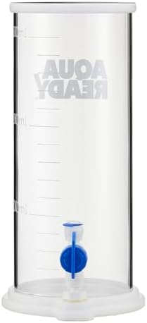 AquaReady DC-1 Acrylic Dosing Container Includes Quick Connect Fittings. Auto Top Off Reservoir, Low Profile Footprint 1.5L Capacity