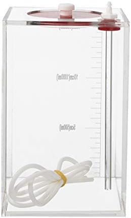 Aquarium Choice Acryli Made Liquid Storage Bucket Dosing Pump Reservoir Container (4.25 * 4.25 * 6.5 Inch;1500ml/1.5L)